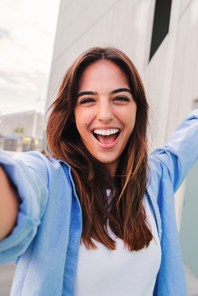 happy woman