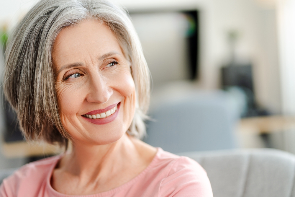 Portrait of a senior woman - Dental Implants in Johns Creek GA